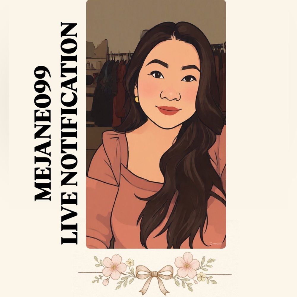 @mejane099 IS LIVE NOW!! 🎀 FRESH NEW UNLISTED INVENTORY. 💗 Come shop with me. 🦢